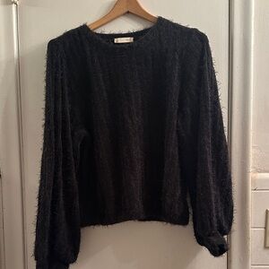 Altar'd State Black Crew Neck Sweater